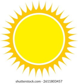 Illustration of yellow sunlight background. Sunlight abstract design. sun light cartoon design in flat style.