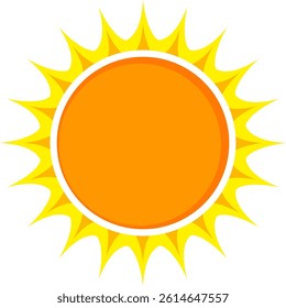 Illustration of yellow sunlight background. Sunlight abstract design. sun light cartoon design in flat style