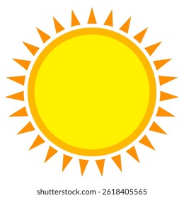 Illustration of yellow sunlight background. Sunlight abstract design. sun light cartoon design in flat style