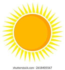 Illustration of yellow sunlight background. Sunlight abstract design. sun light cartoon design in flat style