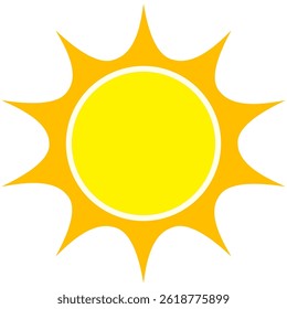 illustration of yellow sunlight background. Sunlight abstract design. sun light cartoon design in flat style