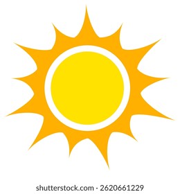 Ilustração do fundo amarelo da luz solar. Design abstrato luz solar. design de desenho animado luz solar em estilo plano