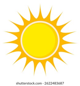 Ilustración del fondo amarillo de la luz del sol. Diseño abstracto de la luz del sol. diseño de dibujos animados de la luz del sol en estilo plano