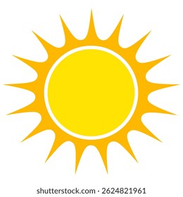 Illustration of yellow sunlight background. Sunlight abstract design. sun light cartoon design in flat style