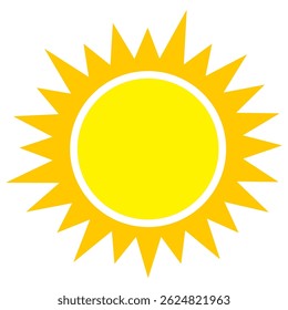 Illustration of yellow sunlight background. Sunlight abstract design. sun light cartoon design in flat style