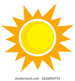 Illustration of yellow sunlight background. Sunlight abstract design. sun light cartoon design in flat style
