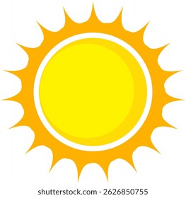 Illustration of yellow sunlight background. Sunlight abstract design. sun light cartoon design in flat style