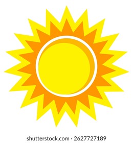 Illustration of yellow sunlight background. Sunlight abstract design. sun light cartoon design in flat style