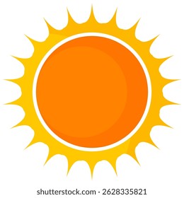 Illustration of yellow sunlight background. Sunlight abstract design. sun light cartoon design in flat style