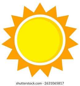 Ilustração do fundo amarelo da luz solar. Design abstrato luz solar. design de desenho animado luz solar em estilo plano