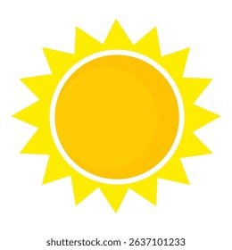 Illustration of yellow sunlight background. Sunlight abstract design. sun light cartoon design in flat style