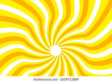 Illustration of yellow sunlight background. Sunlight abstract design. sun light cartoon design in flat style.