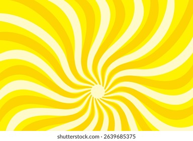 Illustration of yellow sunlight background. Sunlight abstract design. sun light cartoon design in flat style.