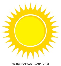 Illustration of yellow sunlight background. Sunlight abstract design. sun light cartoon design in flat style