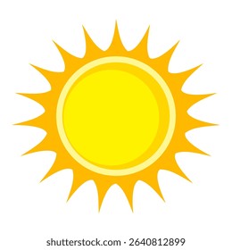 Illustration of yellow sunlight background. Sunlight abstract design. sun light cartoon design in flat style