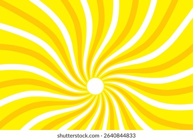 Illustration of yellow sunlight background. Sunlight abstract design. sun light cartoon design in flat style.