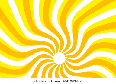 Illustration of yellow sunlight background. Sunlight abstract design. sun light cartoon design in flat style.