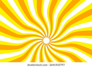 Illustration of yellow sunlight background. Sunlight abstract design. sun light cartoon design in flat style.