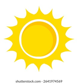 Illustration of yellow sunlight background. Sunlight abstract design. sun light cartoon design in flat style