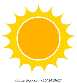Illustration of yellow sunlight background. Sunlight abstract design. sun light cartoon design in flat style