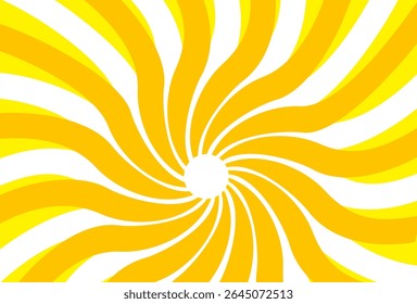 Illustration of yellow sunlight background. Sunlight abstract design. sun light cartoon design in flat style.