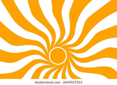 Illustration of yellow sunlight background. Sunlight abstract design. sun light cartoon design in flat style.