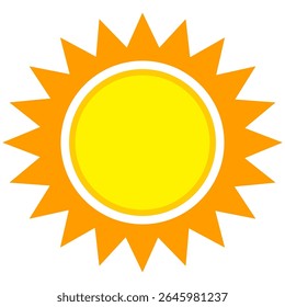 Illustration of yellow sunlight background. Sunlight abstract design. sun light cartoon design in flat style