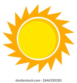 Illustration of yellow sunlight background. Sunlight abstract design. sun light cartoon design in flat style