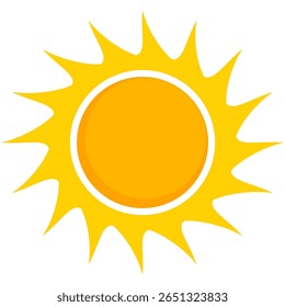 Illustration of yellow sunlight background. Sunlight abstract design. sun light cartoon design in flat style