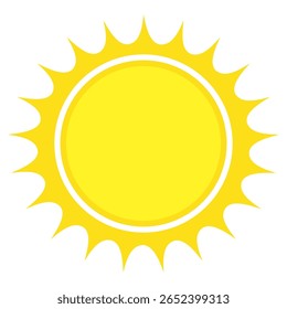Ilustración del fondo amarillo de la luz del sol. Diseño abstracto de la luz del sol. diseño de dibujos animados de la luz del sol en estilo plano.