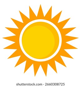 Ilustración del fondo amarillo de la luz del sol. Diseño abstracto de la luz del sol. diseño de dibujos animados de la luz del sol en estilo plano