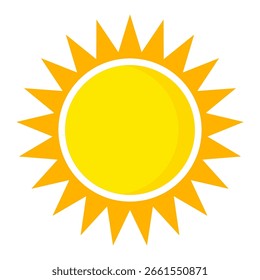 Ilustración del fondo amarillo de la luz del sol. Diseño abstracto de la luz del sol. diseño de dibujos animados de la luz del sol en estilo plano