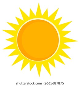 Ilustración del fondo amarillo de la luz del sol. Diseño abstracto de la luz del sol. diseño de dibujos animados de la luz del sol en estilo plano.