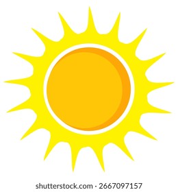 Illustration of yellow sunlight background. Sunlight abstract design. sun light cartoon design in flat style.