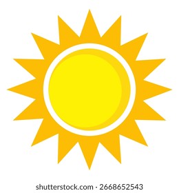 Ilustración del fondo amarillo de la luz del sol. Diseño abstracto de la luz del sol. diseño de dibujos animados de la luz del sol en estilo plano.