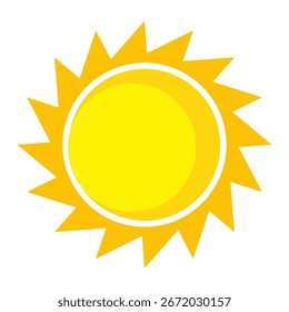 Illustration of yellow sunlight background. Sunlight abstract design. sun light cartoon design in flat style.