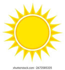 Illustration of yellow sunlight background. Sunlight abstract design. sun light cartoon design in flat style.