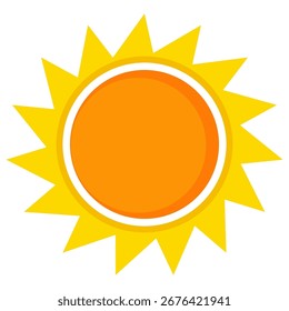 Illustration of yellow sunlight background. Sunlight abstract design. sun light cartoon design in flat style.