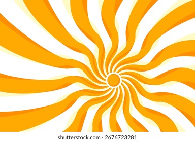 Ilustración del fondo amarillo de la luz del sol. Diseño abstracto de la luz del sol. diseño de dibujos animados de la luz del sol en estilo plano.