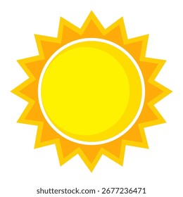 Illustration of yellow sunlight background. Sunlight abstract design. sun light cartoon design in flat style.