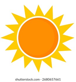Ilustración del fondo amarillo de la luz del sol. Diseño abstracto de la luz del sol. diseño de dibujos animados de la luz del sol en estilo plano.
