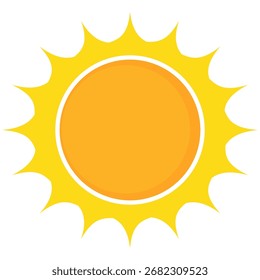 Ilustración del fondo amarillo de la luz del sol. Diseño abstracto de la luz del sol. diseño de dibujos animados de la luz del sol en estilo plano.
