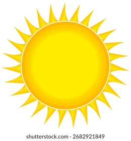Illustration of yellow sunlight background. Sunlight abstract design. sun light cartoon design in flat style.