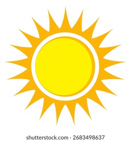 Ilustración del fondo amarillo de la luz del sol. Diseño abstracto de la luz del sol. diseño de dibujos animados de la luz del sol en estilo plano.