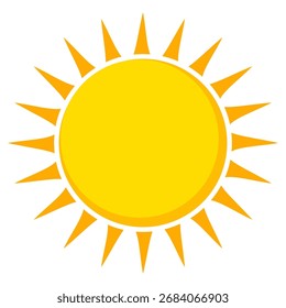Ilustración del fondo amarillo de la luz del sol. Diseño abstracto de la luz del sol. diseño de dibujos animados de la luz del sol en estilo plano.