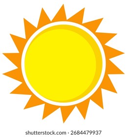Ilustración del fondo amarillo de la luz del sol. Diseño abstracto de la luz del sol. diseño de dibujos animados de la luz del sol en estilo plano.
