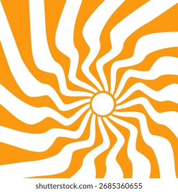 Illustration of yellow sunlight background. Sunlight abstract design. sun light cartoon design in flat style.