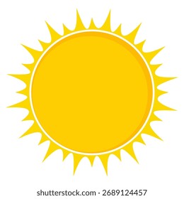 Ilustración del fondo amarillo de la luz del sol. Diseño abstracto de la luz del sol. diseño de dibujos animados de la luz del sol en estilo plano.
