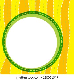 illustration of a yellow wallpaper