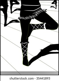 Illustration of yoga position	